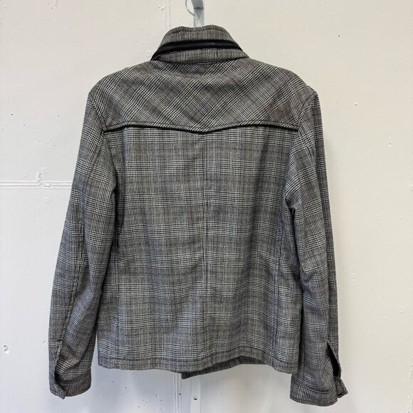 Zara Man Plaid Jacket Shaket with Hood Casual Windbreaker Med 6719/359/064 - Picture 2 of 13